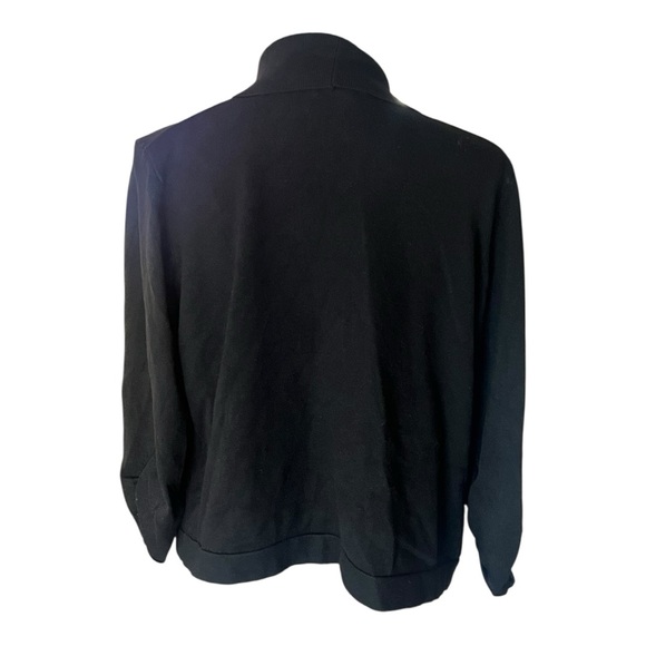 Women’s 89th & Madison Black Open Front Draped Cardigan Blazer Size Large - Picture 4 of 5